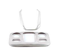 BLNETU Lámpara Lectura Coche Para Citroën C5 Aircross 2021 Tiras Decorativas Para Las Cubiertas De Las Luces De Lectura Del Coche Y Marcos De Las Luces Del Techo(Plata)