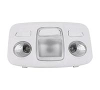 BLNETU Lámpara Lectura Coche Para Peugeot 408 308 308S 4008 5008 2008 para Citroen C4L Figzero Luz de lectura del techo interior del automóvil Lámpara de cúpula de lectura(Salt white)