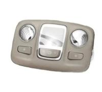 BLNETU Lámpara Lectura Coche Para Peugeot 408 308 308S 4008 5008 2008 para Citroen C4L Figzero Luz de lectura del techo interior del automóvil Lámpara de cúpula de lectura(Beige Grey)