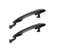 BLNETU Manija De Puerta De Repuesto Exterior Trasera Izquierda Derecha Para Toyota Para Sienna 2004-2010 69213-08020 69227-08040 2 Uds(Black)