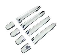 BLNETU Moldura Cromo Para Manija Puerta Exterior Coche Cubierta Cuenco Para Mitsubishi Para Outlander Para Lancer RVR ASX 2007-2016(No Button Handle)
