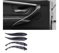 BLNETU Para 3 4 Series F30 F36 M3 320i 335i 340i 330i Manijas De Puerta Interiores Reemplazar Cubierta Conjunto De Manija De Puerta De Coche (Outer Carbon 4-door)