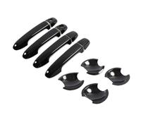 BLNETU Para Daihatsu Para Altis 2012 2013 2014 2015 2016 2017 Accesorios Exteriores Coche Manija Puerta Negra Cubierta Pegatinas A Prueba Herrumbre(2 keyhole Bowl)