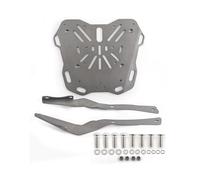 BLNETU para Ducati para Desert X 2022 2023 Soporte Equipaje Portaequipajes Trasero para Motocicleta Soporte Caja Soporte para Placa Marco De Maletero(Plata)