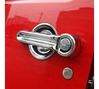 BLNETU Para Jeep Para Wrangler JK 2007-2017 Kit Exteriores De Coche Para 2/4 Puertas Manija De Puerta Cubierta Cuenco Pegatina Embellecedora(Orange,2 door)