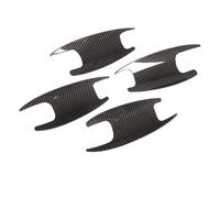 BLNETU Para Mercedes Para Benz Clase E W213 2016-2022 ABS Reemplazo Fibra Carbono Cubierta Cuenco DPuerta Coche Pegatina Embellecedora Accesorios Coche(Fibra de carbon)
