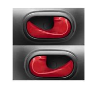 BLNETU Para Mercedes Para Smart 453 Para Fortwo Para Forfour Pegatinas Decorativas Para Manija De Puerta Interior Coche Cuenco Para Puerta Interior (Red)