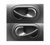 BLNETU Para Mercedes Para Smart 453 Para Fortwo Para Forfour Pegatinas Decorativas Para Manija De Puerta Interior Coche Cuenco Para Puerta Interior (Carbon style)