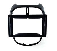 BLNETU para Peugeot 206 2000-2010 Marco para Salpicadero De 9 Pulgadas 2 DIN Marco para DVD Radio Panel De Navegación Android 2 DIN Panel de Audio del Coche(Only Frame)