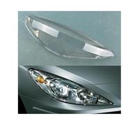 BLNETU para Peugeot 307 2003-2007 Coche Delantero Faro Cubierta Transparente Lámpara Pantalla Faro Shell Lens Lampshade(Right Side)