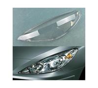 BLNETU para Peugeot 307 2003-2007 Coche Delantero Faro Cubierta Transparente Lámpara Pantalla Faro Shell Lens Lampshade(Left Side)