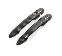 BLNETU Para Renault Para Alpine Para Vision A110 2017-2021 Parte Exterior Cubierta De Manija Puerta Coche Fibra Carbono Accesorios De Estilo(Carbon,0key 1 button)