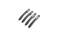 BLNETU Para Renault Para Clio 3 III Para Lutecia Para Euro 2005-2012 Cubierta Manija De Puerta Coche Embellecedor Conjunto Cromado Parte Exterior Coche(Fibra de carbon)