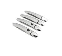 BLNETU Para Renault Para Clio 3 III Para Lutecia Para Euro 2005-2012 Cubierta Manija De Puerta Coche Embellecedor Conjunto Cromado Parte Exterior Coche(Plata)