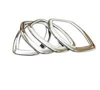 BLNETU Para Renault Para Clio 4 Para Captur 2013 2014-2017 Cubiertas Interiores De Manija De Puerta Embellecedoras Accesorios De Coche (GLOSSY)