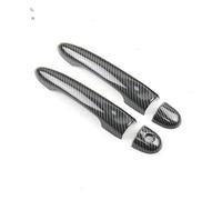 BLNETU Para Renault Para MEGANE 3 2008-2016 Reemplazo De Estilo De Coche ABS Textura De Carbono Cubierta Manija Puerta Exterior Embellecedor(Type b)