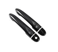 BLNETU Para Renault Para Megane 3 MK3 III 2008-2016 Reemplazo Coche Negro Brillante Cubierta De Manija De Puerta Exterior Accesorios De Estilo Embellecedor(2Dr 1 key no button)