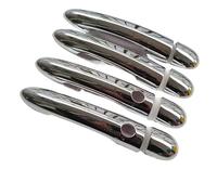 BLNETU Para Renault Para Megane Ii 2 MK2 2002-2008 Parte Exterior ABS Accesorios Coche Cubierta Cromada Manija De Puerta Embellecedora(K2)