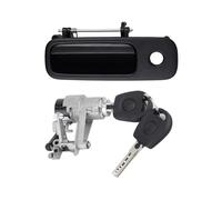 BLNETU Para VW T5 Para GOLF IV Para Lupo Para Caddy Para Sharan Portón Trasero Manija Puerta Trasera Con Cerradura 2 Llaves 1991-2020 1J6827297G 1J6827565B(A SET)