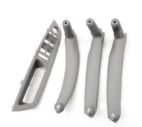 BLNETU Para X5 X6 E70 E71 E72 2007-2014 LHD RHD Interior Puerta Apoyabrazos Tirador Cubierta Embellecedor Reemplazo 4 Uds Set (LHD Gray Set)