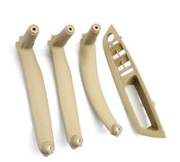 BLNETU Para X5 X6 E70 E71 E72 2007-2014 LHD RHD Interior Puerta Apoyabrazos Tirador Cubierta Embellecedor Reemplazo 4 Uds Set (RHD Beige Set)