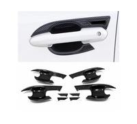 BLNETU Pegatinas Parte Exterior Cromadas Carbono Accesorios Cubierta Manija Cuenco De Puerta Embellecedor Para Toyota RAV4 XA50 Hybrid 2019-2023(Carbon,Bowl 4pcs)