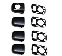 BLNETU Pieza Exterior ABS Cubierta Tapa Extremo Manija De Puerta Repuesto Para Peugeot 307 2003-2009 Kit Manija De Puerta 8 Unids/set
