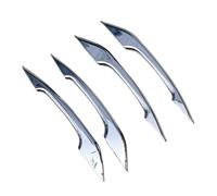 BLNETU Reemplazo De Tiras Cubierta Adornos Manija De Puerta Cromadas Para A4 B9 Para Sedan Para Avant Para Allroad A5 F5 Q5 FY 2016 2017 2018 2019 2021