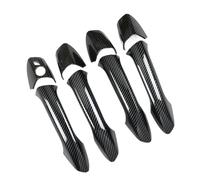 BLNETU Tiradores Exteriores De Coche Embellecedor De Manija De Puerta Exterior Con Aspecto De Fibra De Carbono Para W204 C300 C350 C250 C63 AMG