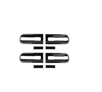 BLNETU Tiradores Exteriores De Coche Para Hyundai Para Staria 2021-2026 4/8 Piezas Manija Exterior Puerta/embellecedor De La Cubierta De La Puerta Exterior Vehículo Plástico ABS (Door Bowl Black)