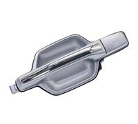 BLNETU Tiradores Exteriores De Coche Para Mitsubishi Para Pajero Para Cheetah V73 V77 V75 - Manija De Puerta Exterior (Delantera O Trasera) (Rear R silvery 1pc)
