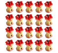 BLNGET Elegante pieza de joyería de resina con forma de núcleos de frutas rojas, accesorios para uso diario, fiestas o como romance, As show, Resina