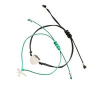 BLNGET Pulsera tejida a mano negra de moda para madres e hijas que celebran ocasiones especiales, Velociraptor