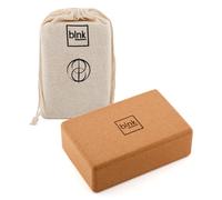 blnk Bloque de yoga de corcho, bloque de yoga, bloque de corcho natural, accesorios de fitness, certificado FSC