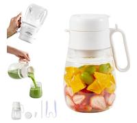 Bloame Blender, 2025 Upgrade 12 Blade 1000ml Portable Smoothie Blender Juice, Multifunctional Portable Fresh Juice Smoothie on the Go, Travel Electric Cup for Smoothies, Shakes (1pcs)