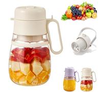 Bloame Blender, Bloame Juicer, 12 Blade 1000ml Portable Smoothie Blender, Electric Juice Maker for Travel, Kitchen Use, Oranges, Lemons, and More (Yellow 1pcs)
