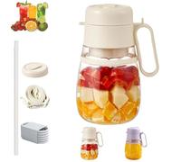 Bloame Blender, Bloame Juicer, 12 Blade 1000ml, Travel Fruit Juicersqueezer Electric, Multifunctional Large-Capacity Wireless Portable Juicer Cup (1Pcs*White)