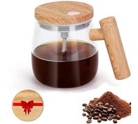 Bloame Self Stirring Mug, Bloame Electric Self Stirring Coffee Mug, 400ml/14oz Electric Stirrings Glass Coffee Mugs, With Lid and Handle, For Home Office(Rechargeable) (1 Pcs)