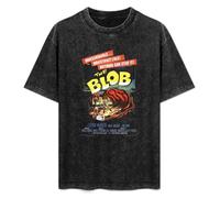 Blob Movie Sci Fi Retro T-Shirt Black Mens tee Unisex Shirt L