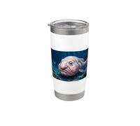 Blobfish Australia La cara más extraña bajo las olas diversión Vaso térmico de acero inoxidable de doble pared
