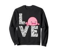 Blobfish Lover Ugly Grumpy Grouch Blob Fish Sea Life Sudadera