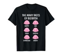 Blobfish Shirt The many face of blobfish Funny Cute T-Shirt Camiseta