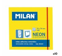 Bloc 100 notas adhesivas amarillas Fluo 76 x 76 mm