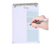 Bloc | 52 hojas de blocs de notas, bloc de notas de cosas que hacer, organizador de cuaderno de lista de verificación, recordatorio diario portátil para compras de vacaciones