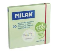 Bloc 90 hojas super adhesivas verde Pastel 76 x 76 mm NUEVO