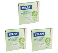 Bloc 90 hojas super adhesivas verde Pastel 76 x 76 mm NUEVO (Paquete de 3)