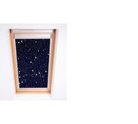 Bloc Blinds Claraboya para Ventanas de Techo Velux M06, Opaca, Cielo Nocturno