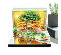 Bloc - Calendario de esculturas 3D con diseño único para aulas, vacaciones de Navidad, escritorio, oficina, decoración de estudio