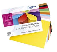 Bloc Cartulinas, Manualidades, 185gr, 10 Colores, 240x320mm