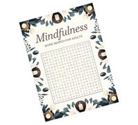 Bloc compacto de búsqueda de palabras para viajeros, fácil de llevar, entretenimiento educativo sobre la marcha, libro de búsqueda de palabras